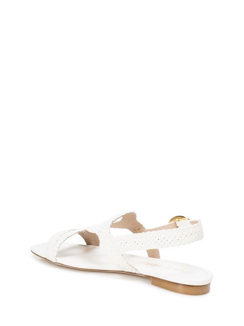 Wovette Flat Sandals STUART WEITZMAN | SH944CRM